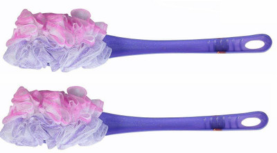 Red Crush Loofah(Pack of 2, Multicolor)