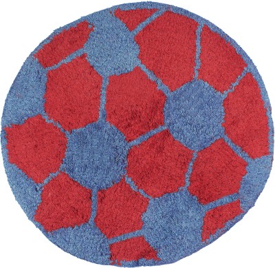 Flipkart SmartBuy Cotton Door Mat(Red, Blue, Medium)