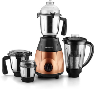 Sansui ProHome Colossus 1000 W Juicer Mixer Grinder (Copper, Black, 4 Jars)