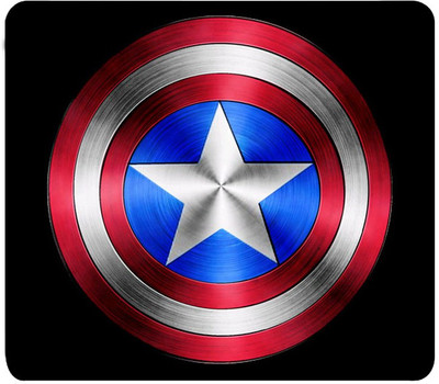 ADITI Designs Star Symbol Non Slip Base Mousepad(Multicolor)
