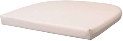IKEA Cotton Solid Chair Pad Pack of 1(White)