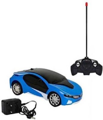 Freshh Club P17 collection Remote Controlled Rechargeable Famous car with 3D Lights (Blue)(Blue, Black)