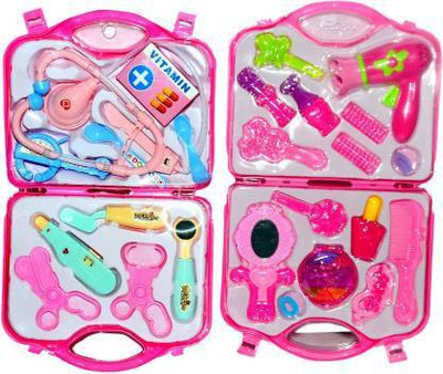 LooknlveSports Dr Set and Makeup Kit Combo Pack For Kids