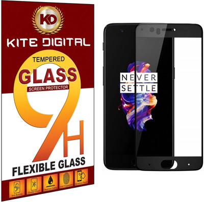 KITE DIGITAL Edge To Edge Tempered Glass for OnePlus 5(Pack of 1)