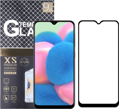 ambera Edge To Edge Tempered Glass for Samsung Galaxy A30(Pack of 1)