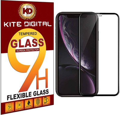KITE DIGITAL Edge To Edge Tempered Glass for Apple iPhone XR(Pack of 1)