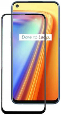 LIKEDESIGN Edge To Edge Tempered Glass for Realme 7i(Pack of 1)