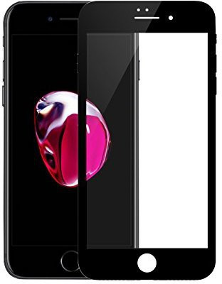 VAKIBO Edge To Edge Tempered Glass for Apple iPhone 8 Plus, Apple iPhone 7 Plus(Pack of 1)