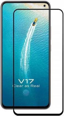 kentop Edge To Edge Tempered Glass for VIVO V17 + 1919(Pack of 1)