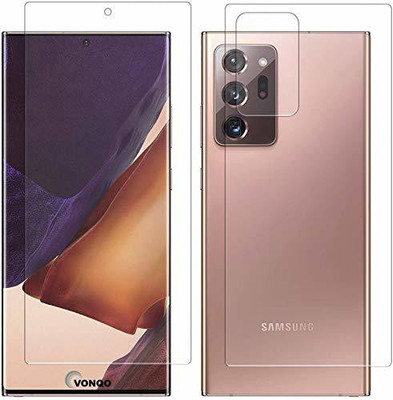 SOLIVAGANT Front and Back Tempered Glass for Samsung Note 20 Ultra(Pack of 2)