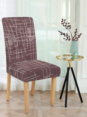 Cortina Polyester Abstract 1 Seater Chair Cover(Multicolor Pack of 1)