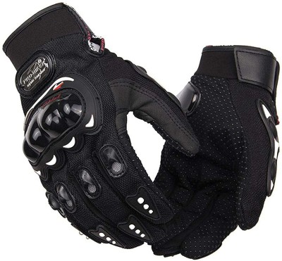 Mubco ProBikerGloves Full Finger | Gloves Size Medium Unisex (Black) Riding Gloves(Multicolor)