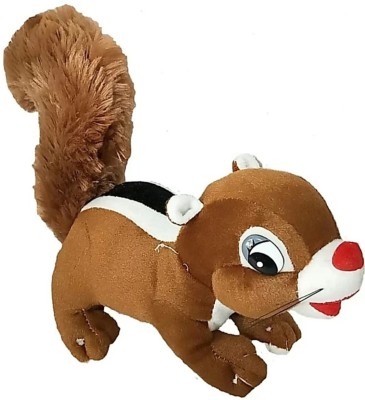 Divyanshi Enterprises Soft toy squirrel premium quality  - 22 cm(Brown)