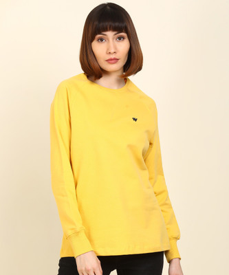 Wildcraft Full Sleeve Solid Women Sweatshirt