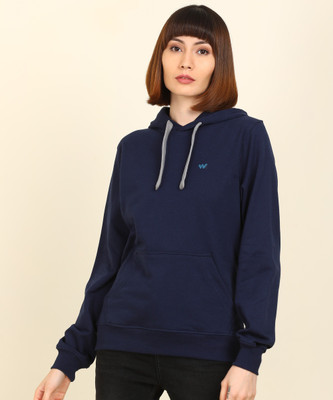 Wildcraft Full Sleeve Solid Women Sweatshirt