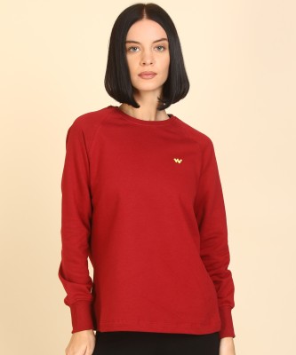 Wildcraft Full Sleeve Solid Women Sweatshirt