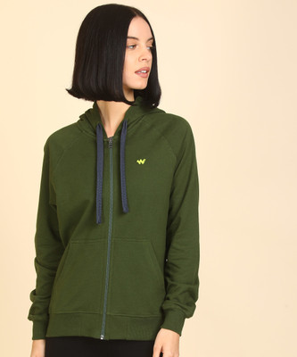 Wildcraft Full Sleeve Solid Women Sweatshirt