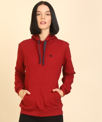 Wildcraft Full Sleeve Solid Women Sweatshirt