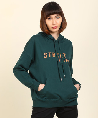FLYING MACHINE Full Sleeve Printed Women Sweatshirt