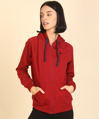 Wildcraft Full Sleeve Solid Women Sweatshirt