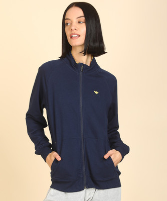 Wildcraft Full Sleeve Solid Women Sweatshirt