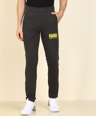 PUMA Knitted Pants OP 20 Solid Men Grey Track Pants