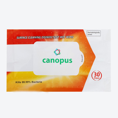 Canopus Surface Cleaning Disinfectant Wet Wipes - 30 Pulls(30 Wipes)