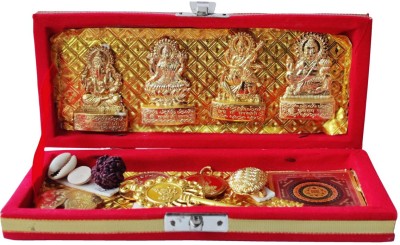 Shubhanjali Shri Dhan Laxmi Kuber Bhandari Yantra,Sri Dhan Laxmi Kuber Bhandari Yantra,Sarv Samridhi Sarv Dosh Nivaran Sampoorna Dhan Bhandari Pooja,Diwali,Gifts Plated, Copper, Gold Yantra