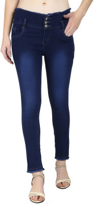 F2M Slim Women Dark Blue Jeans