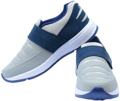 BLACKTOWN Sports Running Casual Shoes for Men, Sky Blue, Lace up lightweight navy shoes for running, walking, gym, trekking, hiking & party Running Shoes For Men , Walking Shoes For Men(Blue, Grey)