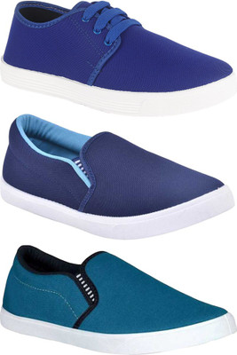 BRUTON Combo Pack of 3 Casual Sneakers With Sneakers Sneakers For Men(Multicolor , 8)