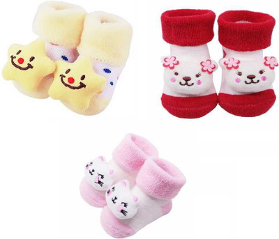 MUMMY N ME Baby Boys & Baby Girls Applique Ankle Length(Pack of 3)