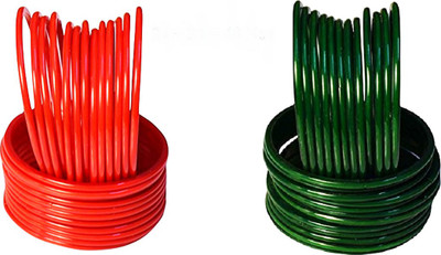 sandeep Glass Bangle Set(Pack of 48)