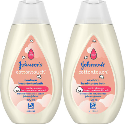 JOHNSON'S Cottontouch Newborn Head-To-Toe Bath 100ml(2 x 100 ml)