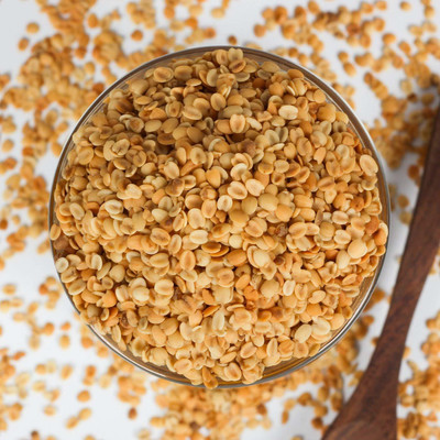 gattani naturals Roasted Dhana Dal (Roasted Split Coariander Seeds)(200 g)