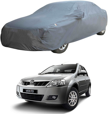 Oshotto Car Cover For Mahindra Verito, Verito Vibe (With Mirror Pockets)(Grey)