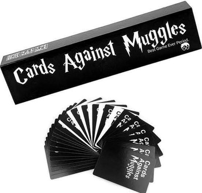 AweStuffs Cards Against Muggles - Full Set - Best Party Game(Black, White)