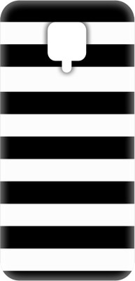 Smutty Back Cover for Mi Redmi Note 9 Pro, M2003J6A1I - Black Stripes Print(Multicolor, Hard Case, Pack of: 1)
