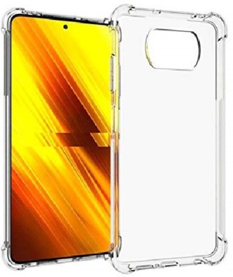 DOTCASE Back Cover for Poco X3 Pro(Transparent, Grip Case)