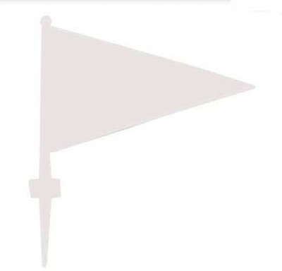 Ankaro Flat Marker Pack of 18(White)