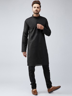 SAIFOO Men Kurta Pyjama Set