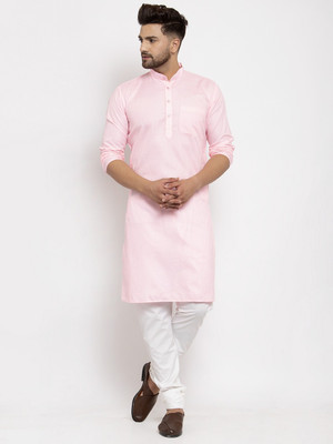 SAIFOO Men Kurta Pyjama Set