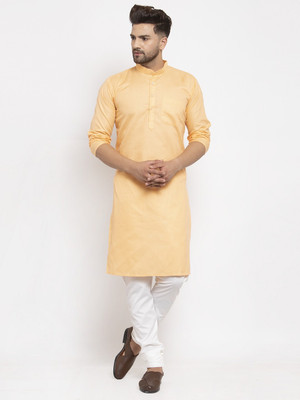 SAIFOO Men Kurta Pyjama Set