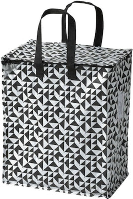IKEA Multipurpose Use Polypropylene Bag, Black/White, 47 l (12 Gallon)(Black, White)