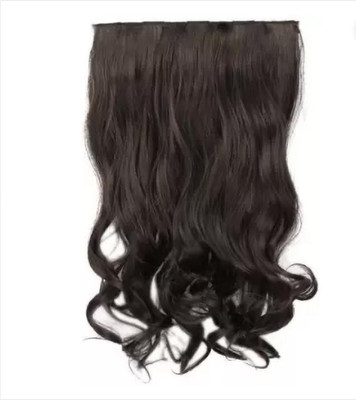 SAMYAK Exotic Style Clip-in Black Wavy/Curly Hair Extension