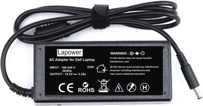 Lapower 15R 5520,15R 5521,15R 7520 65W 3.34a Laptop Adapter (Power Cord Included) 65 W Adapter(Power Cord Included)