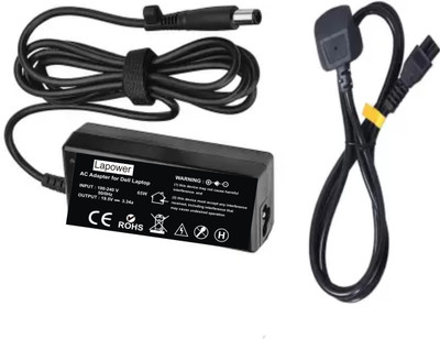 Lapower E6420,E6420 ATG,E6420 XFR 65W 3.34a Laptop Adapter (Power Cord Included) 65 W Adapter(Power Cord Included)