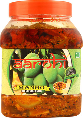 Aarohi Pure Natural Organic Homemade Hathon Se Bana Mango Pickle Aam Ka Achar Mango Pickle(1 kg)