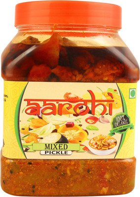 Aarohi Pure Natural Organic Homemade Hathon Se Bana Mixed Pickle Mix Achar Mixed Pickle(1000 g)