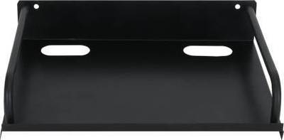 VYAKHYA Set Top Box / DTH Stand - Wall Mount Stand / Wifi Router Stand Plastic Wall Shelf  (Number of Shelves - 1, Black)